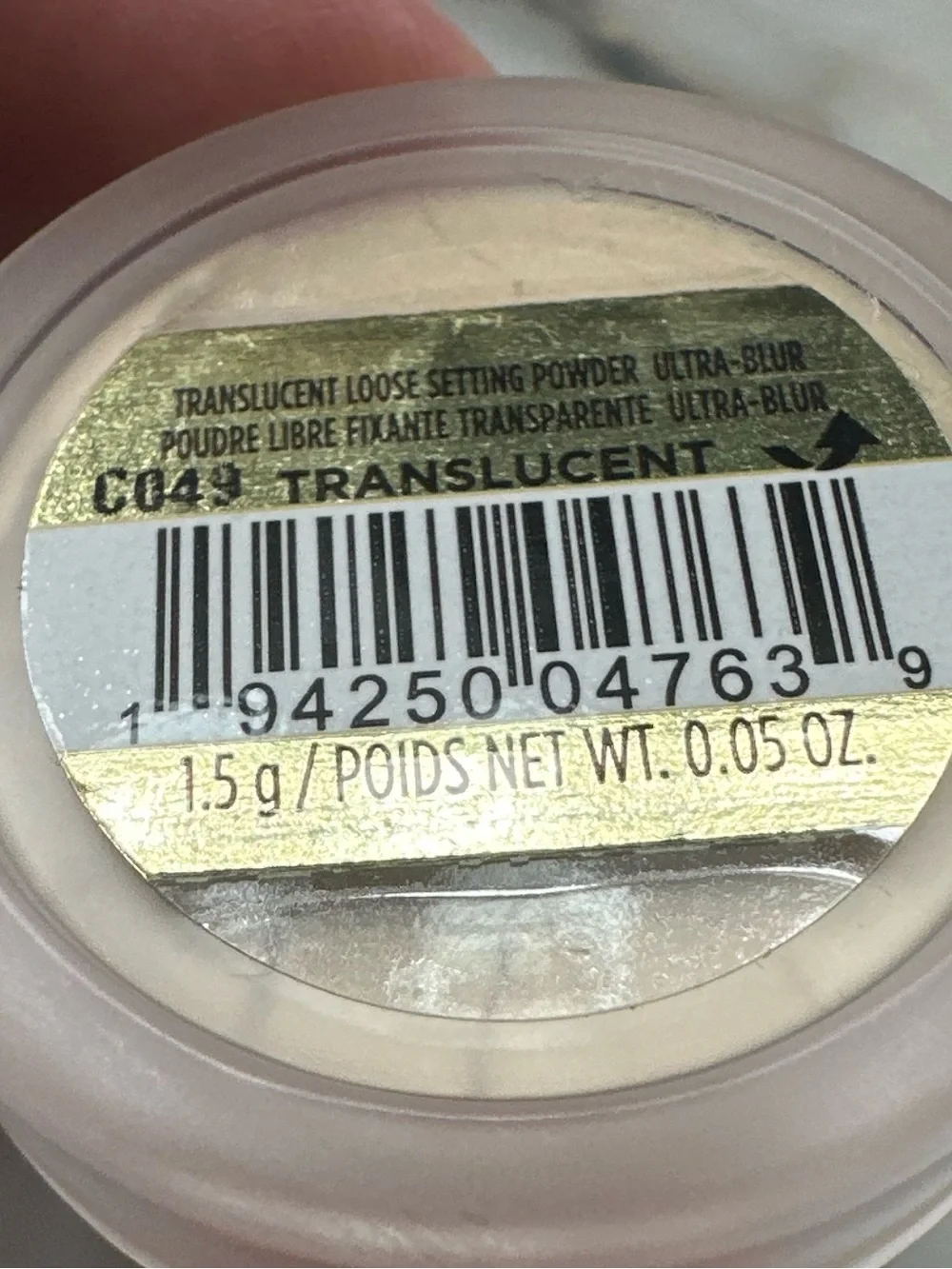 Laura Mercier MINI Translucent Loose Setting Powder